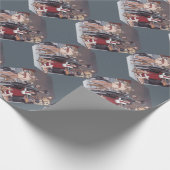 Windhund-Hundekunst-Verpackung Geschenkpapier (Ecke)