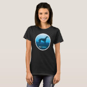 Windhund Hunderasse Greyhound T-Shirt (Vorne ganz)