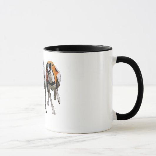 WINDHUND-HUNDErennen Tasse (Rechts)