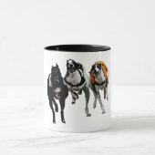WINDHUND-HUNDErennen Tasse (Zentrum)