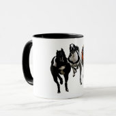 WINDHUND-HUNDErennen Tasse (Vorderseite Links)