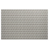 Windhund-HundeSilhouette-Tier-Muster Stoff (Fat Quarter (45,7 x 55,9 cm))