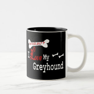 Windhund (I Liebe) Tasse