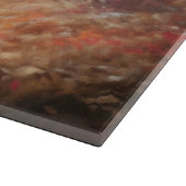 Windhund im Herbst Leaves Fall Inspiriert Schneidebrett (Ecke)