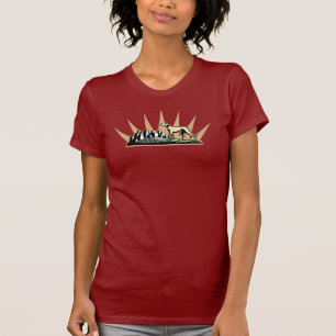 Windhund im Park T-Shirt