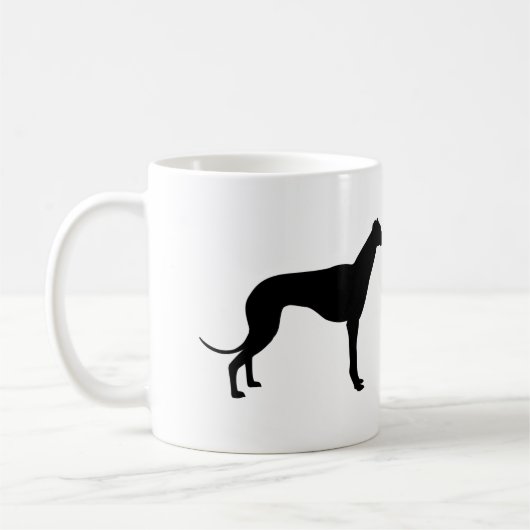 Windhund-Kaffee-Tasse Kaffeetasse (Links)