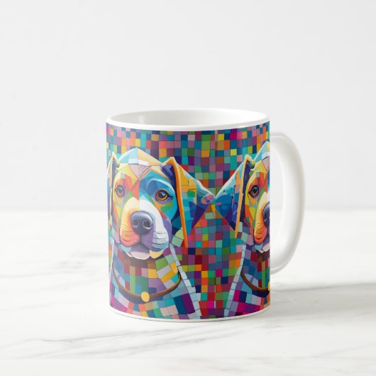 Windhund Kaffeetasse (VorderseiteRechts)