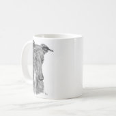 Windhund Kaffeetasse (Vorderseite Links)