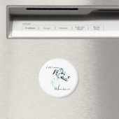 Windhund kalte Nase, warmes Herz Magnet (In Situ (Geschirrspüler))