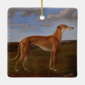 Windhund Keramikornament (Rückseite)