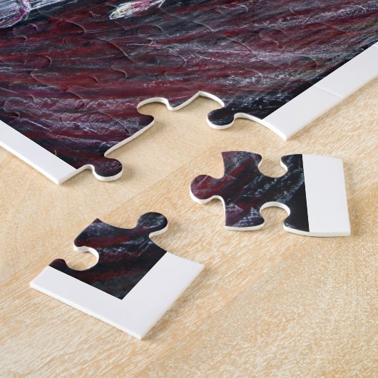 Windhund, Kunst für Sport und Hundeliebhaber Puzzle (Seite)