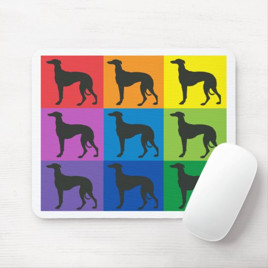 Windhund-Kunst Mousepad (Mit Mouse)