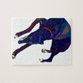 Windhund-Kunst Puzzle (Horizontal)