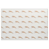 Windhund-laufender Hundekunst-Gewebe Stoff (Fat Quarter (45,7 x 55,9 cm))