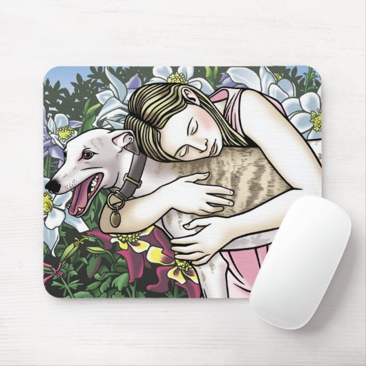Windhund-Liebhaber Mousepad (Mit Mouse)