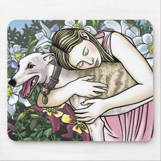 Windhund-Liebhaber Mousepad