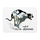 Windhund Magnet (Horizontal)