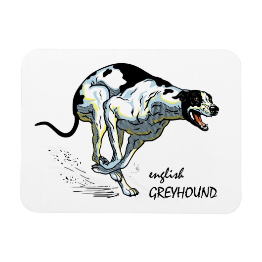 Windhund Magnet (Horizontal)