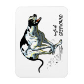 Windhund Magnet (Vertikal)