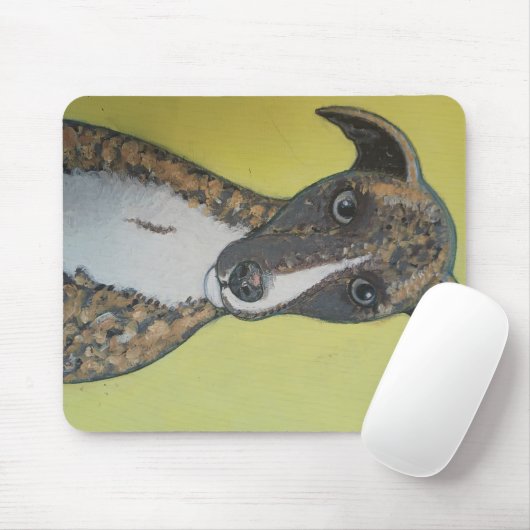 Windhund-Mauspad Mousepad (Mit Mouse)