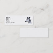 Windhund Mini Visitenkarte (Vorne/Hinten)