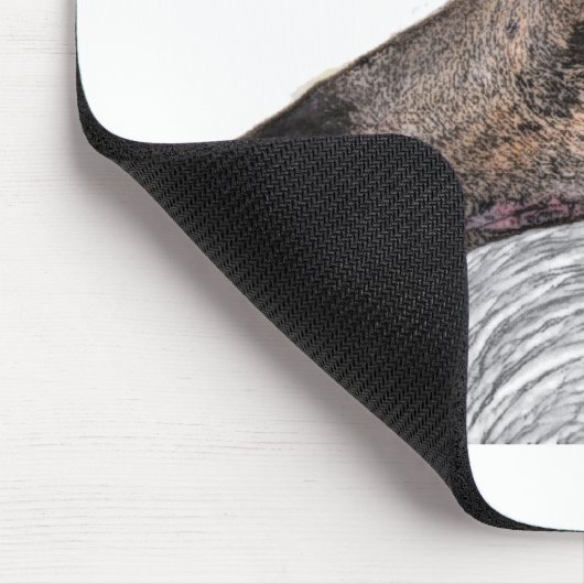 Windhund Mousepad (Ecke)