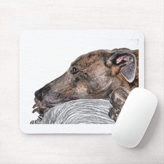 Windhund Mousepad (Mit Mouse)