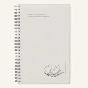 Windhund- Naturalist Menagerie Archiv Notizblock