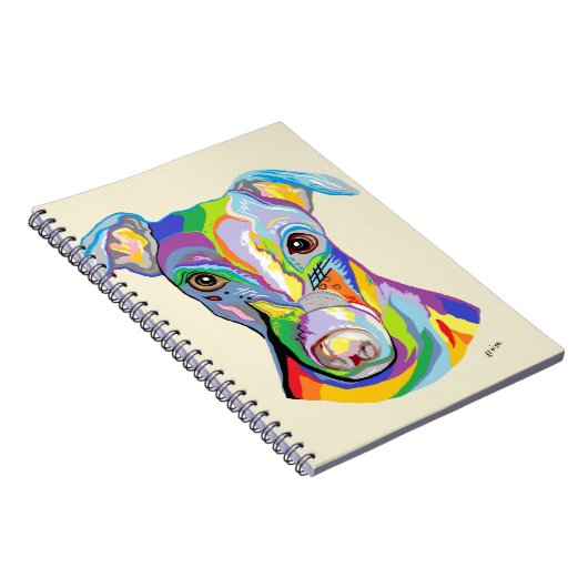 WINDHUND NOTIZBLOCK (Rechte Seite)