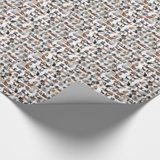 Windhund-Packpapier Geschenkpapier (Ecke)