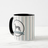 Windhund pensionierter fauler Hund des Tasse (Vorderseite Links)