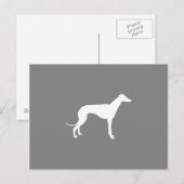 Windhund Postkarte (Vorne/Hinten)