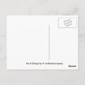 Windhund Postkarte (Rückseite)
