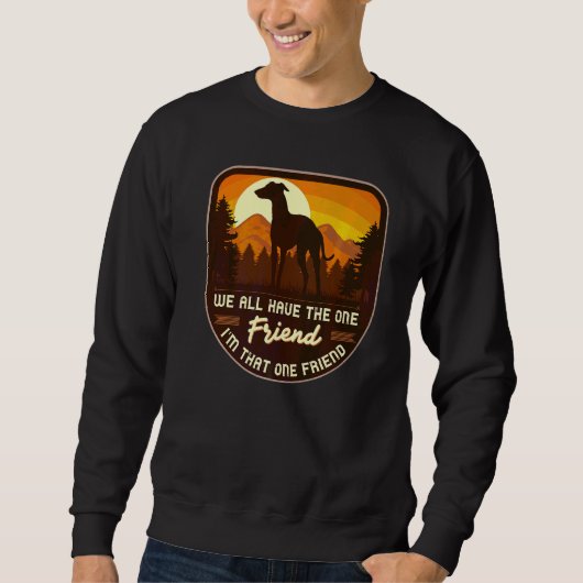 Windhund-Rasse Greyhound  29 Sweatshirt (Vorderseite)