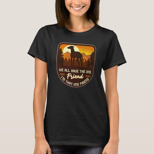 Windhund-Rasse Greyhound 29 T-Shirt (Vorderseite)