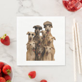 Windhund Serviette (Beispiel)