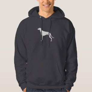 Windhund-Silhouette Hoodie
