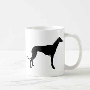 Windhund-Silhouette Kaffeetasse