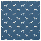 Windhund-Silhouette Stoff (Muster)