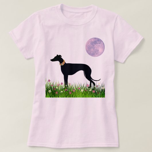 Windhund Sommer T-Shirt (Design vorne)