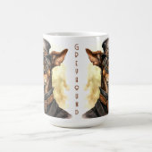 Windhund-Steampunk-Hund Kaffeetasse (Mittel)
