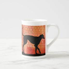 Windhund-Tasse, ideale Windhund-Geschenk Porzellantasse
