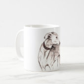 Windhund-Tasse Kaffeetasse (Vorderseite Links)