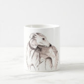 Windhund-Tasse Kaffeetasse (Mittel)