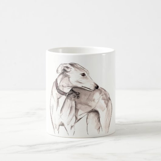 Windhund-Tasse Kaffeetasse (Mittel)