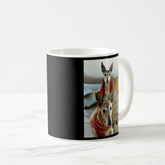 Windhund-Tasse Kaffeetasse (VorderseiteRechts)