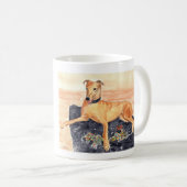 Windhund-Tasse Kaffeetasse (VorderseiteRechts)