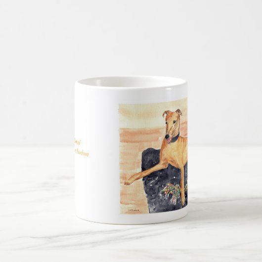 Windhund-Tasse Kaffeetasse (Mittel)