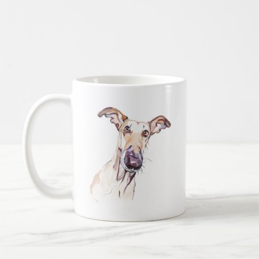 Windhund-Tasse – Kaffeetasse für Hundemamas (Links)