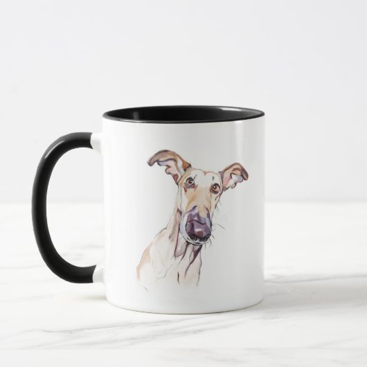 Windhund-Tasse – Kaffeetasse für Hundemamas (Links)